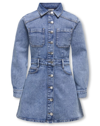 KOGEDMONTON L/S SHORT DNM DRESS