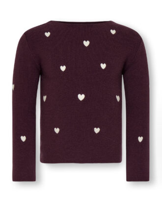KMGHEARTS L/S PULLOVER KNT