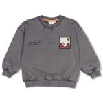 Sweater met backprint oversized - M