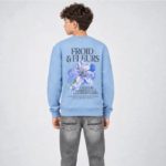 Kids FROY SW Backprint Grey Bl