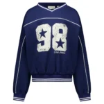 Kids NAIDA V-neck SW Navy