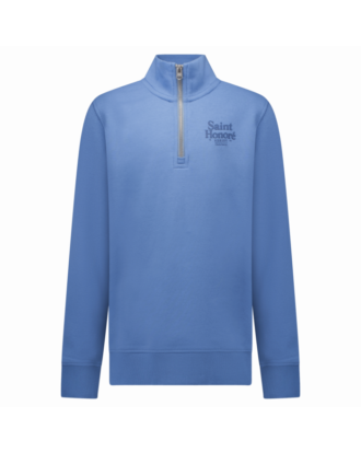 Kids YEZKI Half Zip Grey Blue