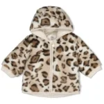 Fake fur jasje met capuchon -