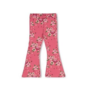 Flared broek AOP - Moon Flowers