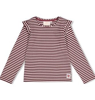 Longsleeve rib met streep - Daily P