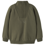 NMMOSCAR LS NREG HALF ZIP SWEAT BRU