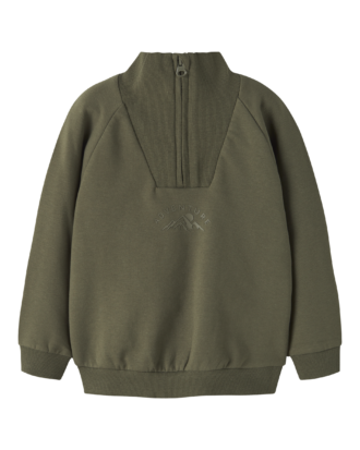 NMMOSCAR LS NREG HALF ZIP SWEAT BRU