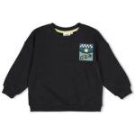 Sweater met backprint oversized - F
