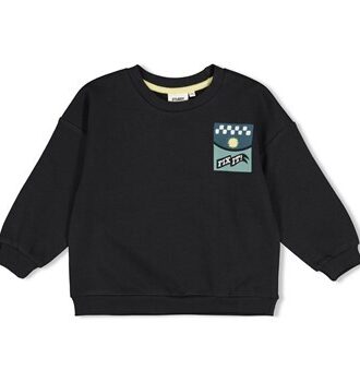 Sweater met backprint oversized - F