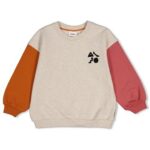 Sweater met backprint oversized - M