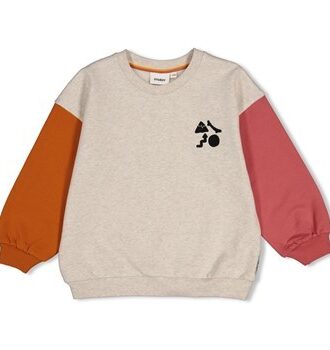 Sweater met backprint oversized - M
