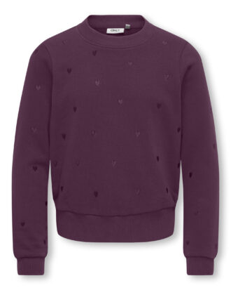 KOGATIKA L/S O-NECK EMB HEART SWT