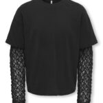 KOGLIA L/S LACE SLEEVE TEE JRS