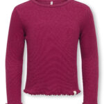 KMGTRINNY L/S PARTY ONECK TOP JRS